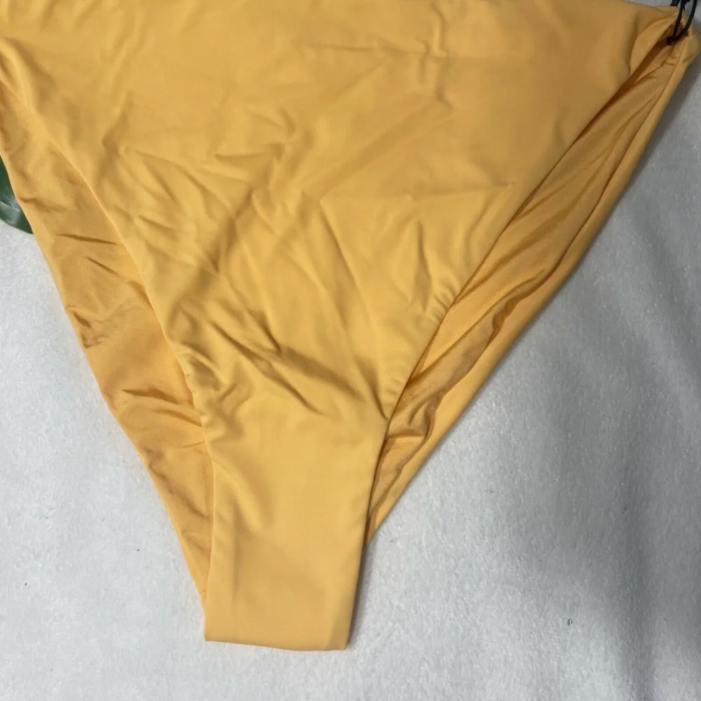 NWT [ SZ Large ] WeWoreWhat Amber Bikini Bottoms Apricot‎